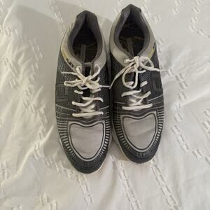 FootJoy HyperFlex 2.0 Gray & Black Spiked Golf Shoes Men’s Lightweight 9M